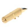 Jazz Alto Saxophone 7C Mouthpiece Metal with Mouthpiece Patches Cushions Cap Buckle Gold Plating