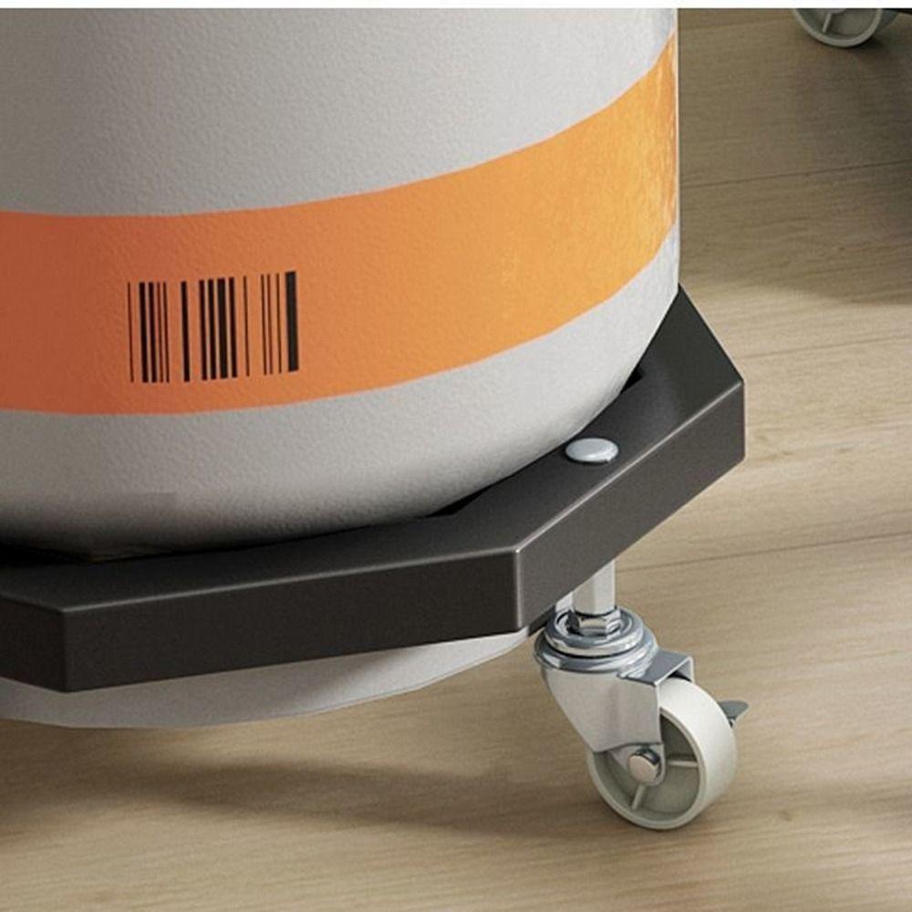 With Wheels Mobile Propane Tray Brake Fixed Tank Roller Stand Safe Cylinder Holder  Flower Pots