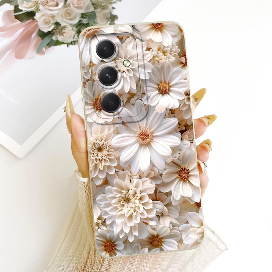 For Samsung Galaxy A24 4G Case SM-A245F Popular Flower Soft Protection Cover For Samsung A14 A34 A54 5G A546B A346B A146B Bumper