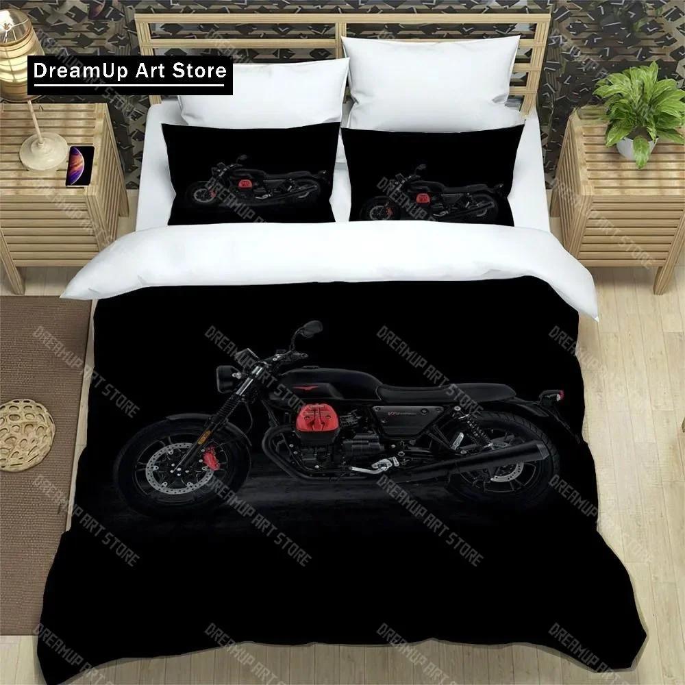 Модный 3D-печатный комплект постельного белья G-Guzzi MOTO для мальчиков и девочек, размер Twin, Queen, Full, с пододеяльником и наволочками, комплект для спальни взрослых