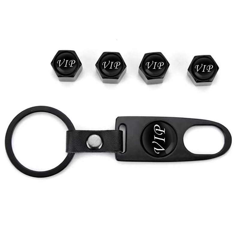 Персонализированные противоугонные колпачки для автомобильных шин с кожаной пряжкой