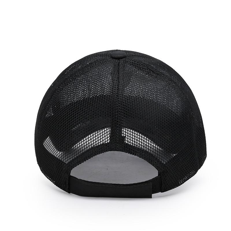 Mesh Cap Men's Spring and Autumn Casual Hat Summer Sunscreen Baseball Cap Autumn Outdoor Fishing Breathable Thin Mesh Cap
