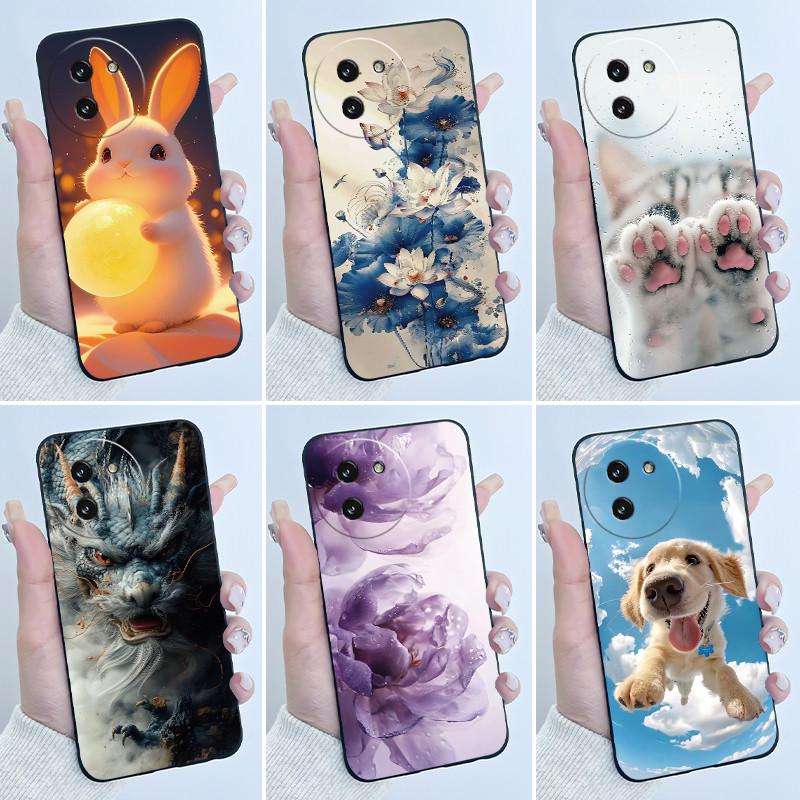 Чехол для телефона Doogee Note 59 Note59 Pro Plus 5G, роскошный, с драконом, милый, крутой, для мальчиков, девочек, черный, матовый, мягкий силиконовый, задняя крышка