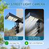 Solar Street Light Three Screen Monitoring Camera, Outdoor Day and Night Full-color Mobile Phone Remote Wireless Camera