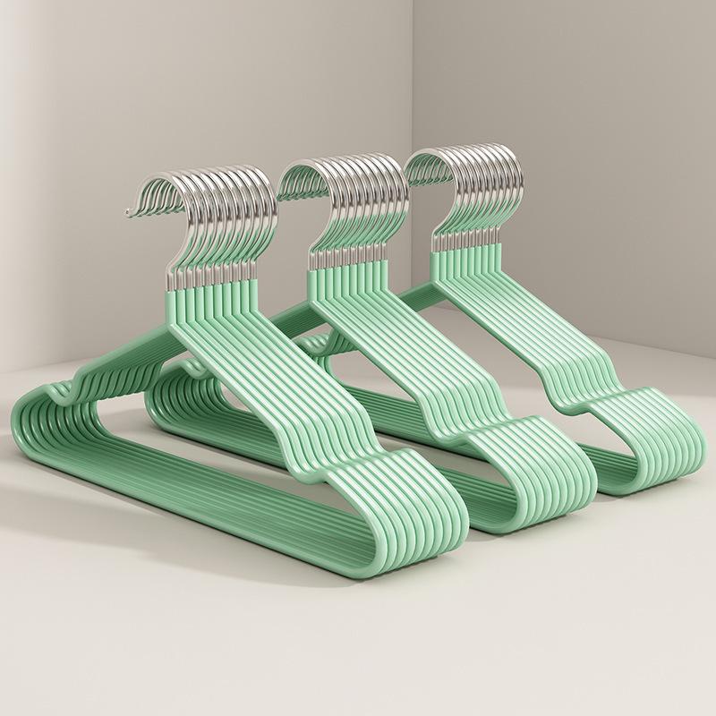 Очень толстая нескользящая вешалка с диповым покрытием для взрослых и детей - Решение для сушки одежды без следов