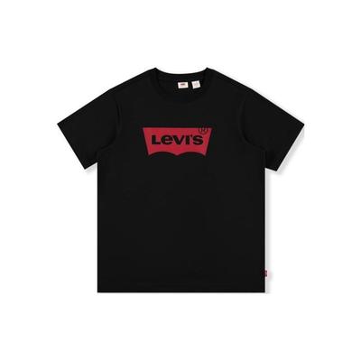 Мужская футболка с круглым вырезом и принтом букв Levis, топы, черная A4391-0001