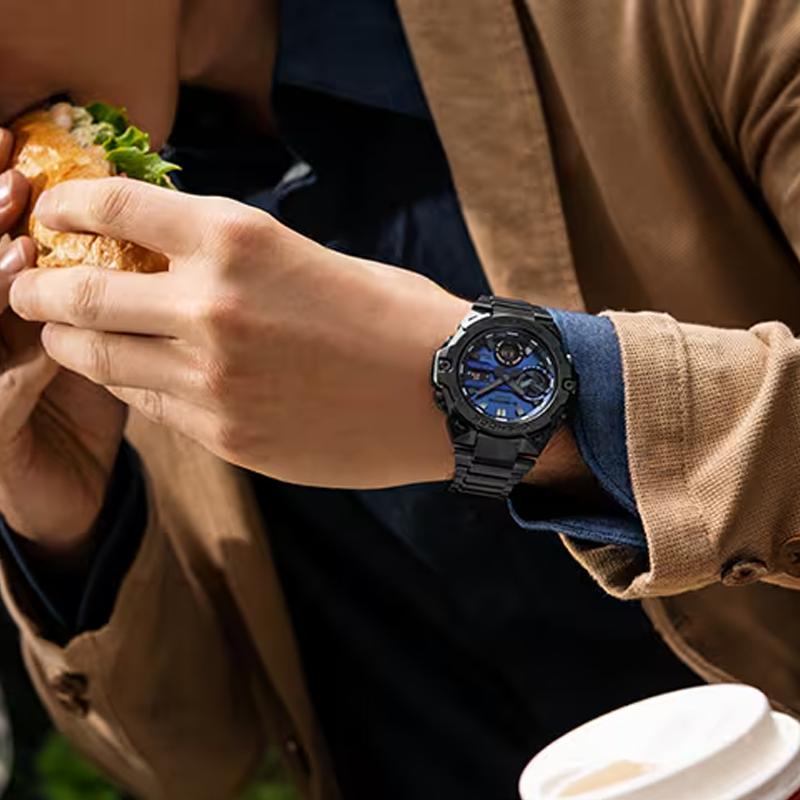 Casio Мужские часы G-STEEL Синие часы GST-B400BD-1A2 GST-B400BD-1A2