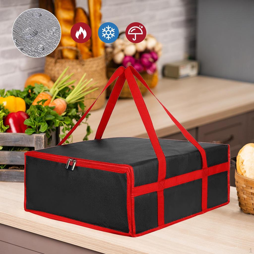 Delivery Bag for Pizza And Food, Suitable Cold Items, Portable Carrier Commercial