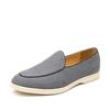 Men's Suede Leather Loafers Slip-On Driving Shoes Wide Width Comfortable Non-Slip Casual Moccasins Abrasion Resistant Fashion
