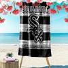 Name Custom Chicago White Sox Print Beach Towel, Large Soft Quick Dry Towel for Beach Camping Swimming