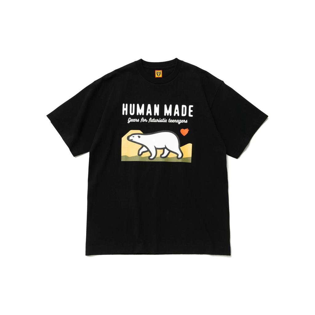 HUMAN MADE Polar Bear Graphic T Shirt HM23TE019