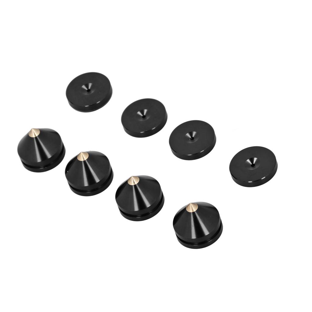 4 Set Speaker Spikes Floor Protector Metal Speaker Isolation Stand Feet Pad for Home