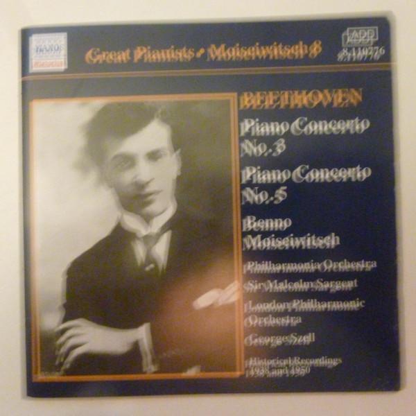 CD PHILHARMONIA ORCHESTRA, LONDON PHIL - Beethoven: Piano Concertos 3/5 8110776 Naxos Historica 2004 Europe Classical Used