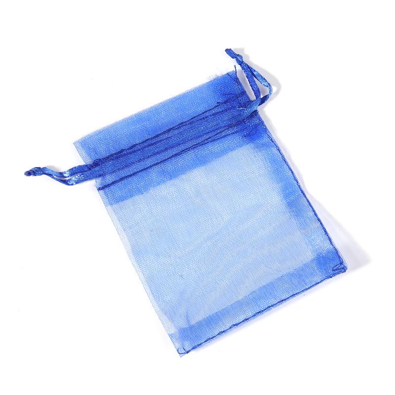 10Pcs Single Color Wedding /Ornament/Gift Wrap Yarn Bag Organza Bags Tulle Drawstring Bag Jewelry Pouches Packing Wholesale
