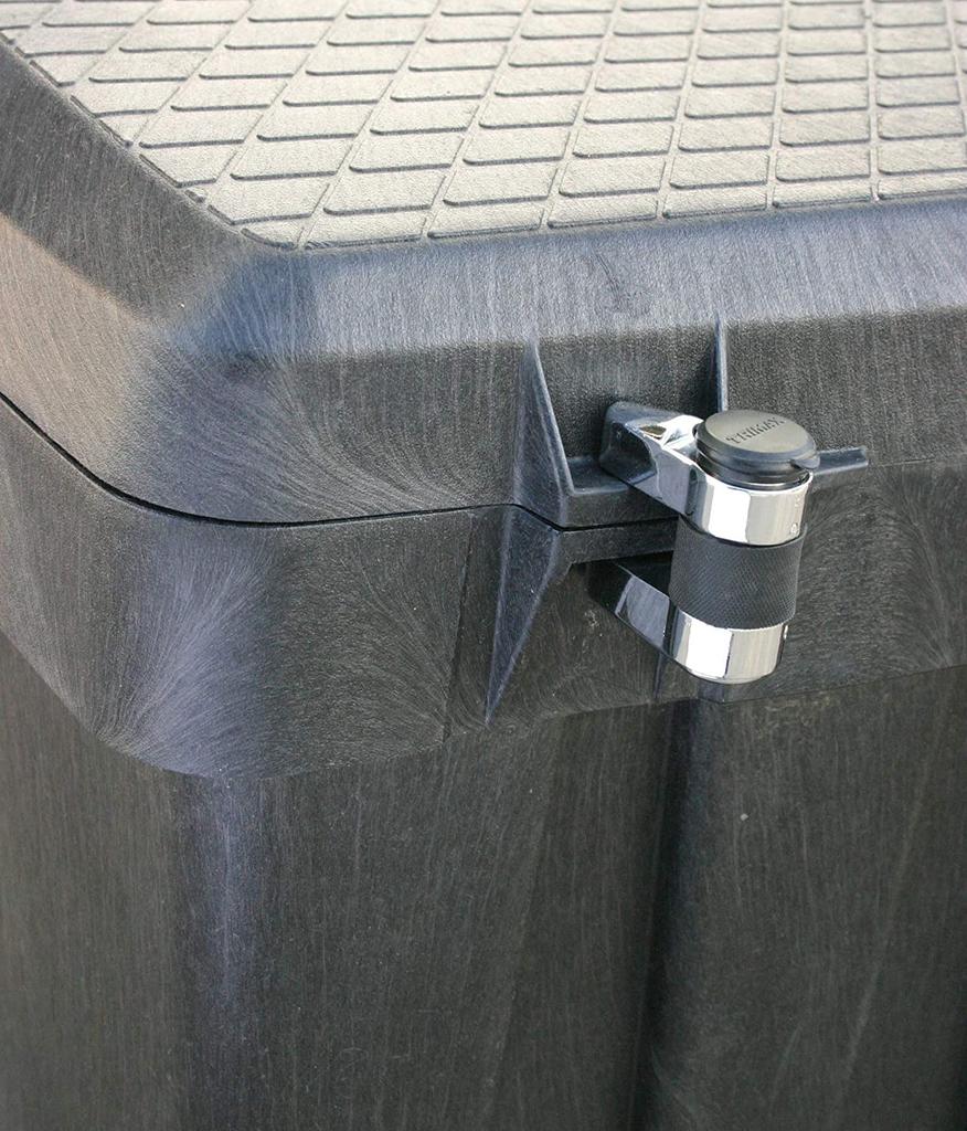 Замок сцепного устройства прицепа Trimax, хромированный, противоугонный