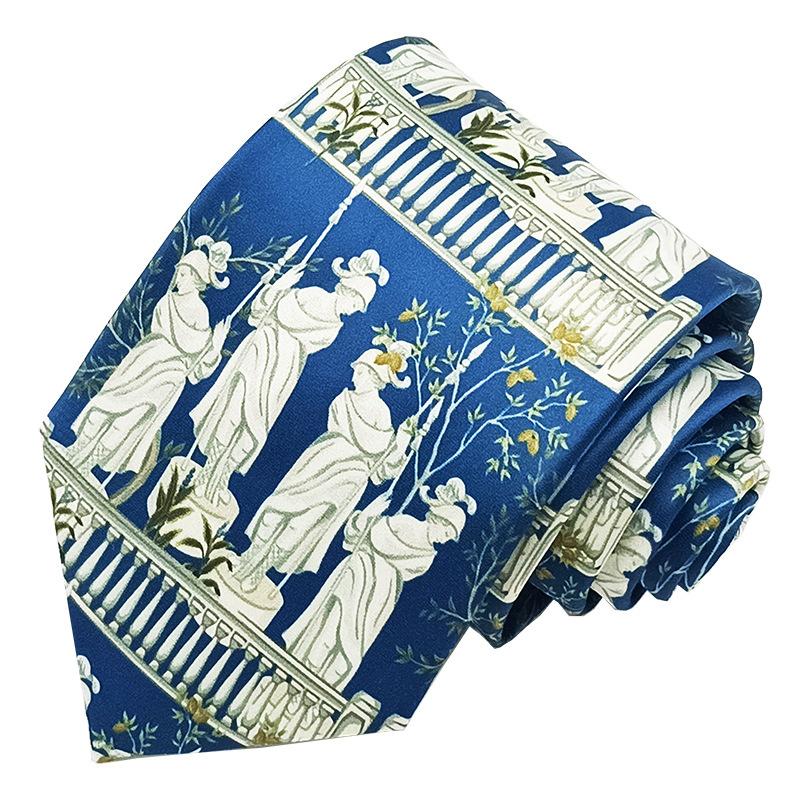 Британская цифровая печать ретро галстук, полиэстер ручной работы цветок мужской костюм аксессуары 8 см