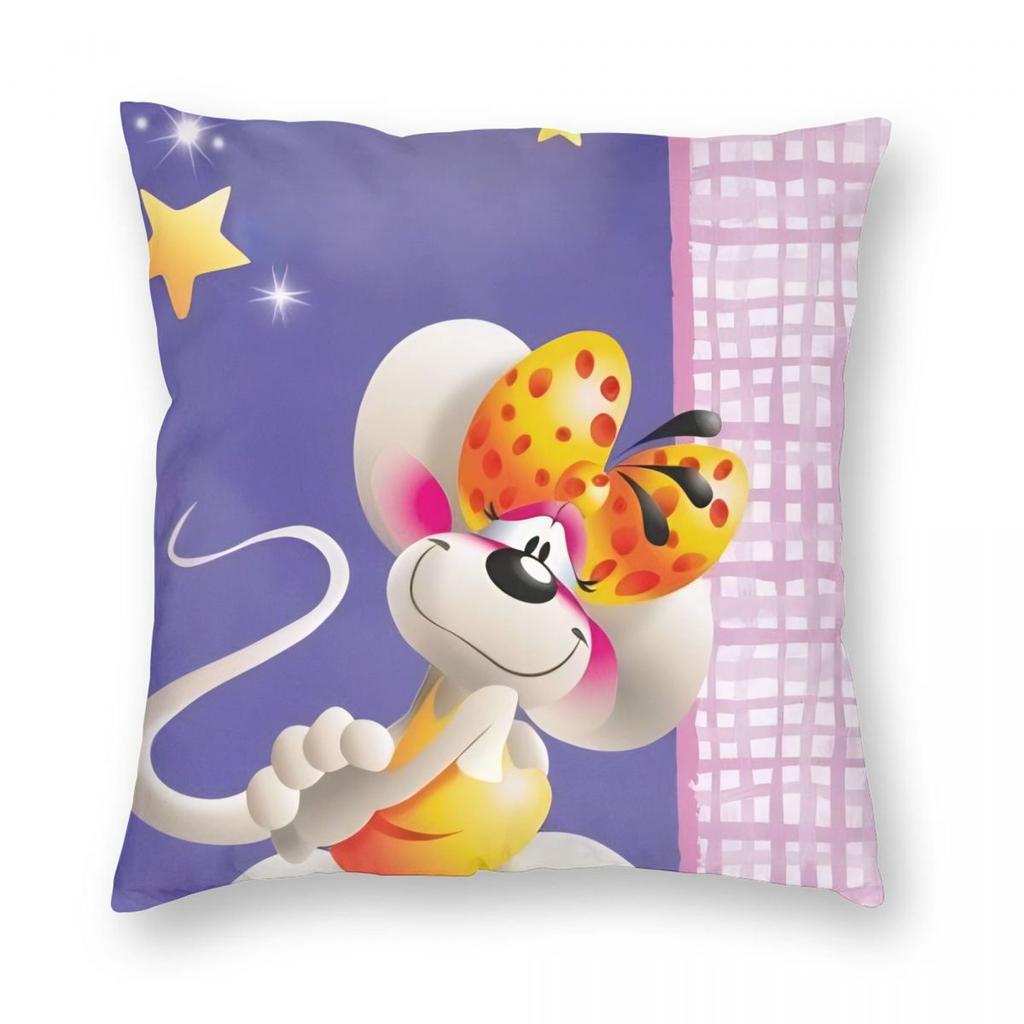 Cartoon D-Diddls Pillowcase Soft Polyester Cushion Cover Gift Throw Pillow Case Cover Home Wholesale 45X45cm