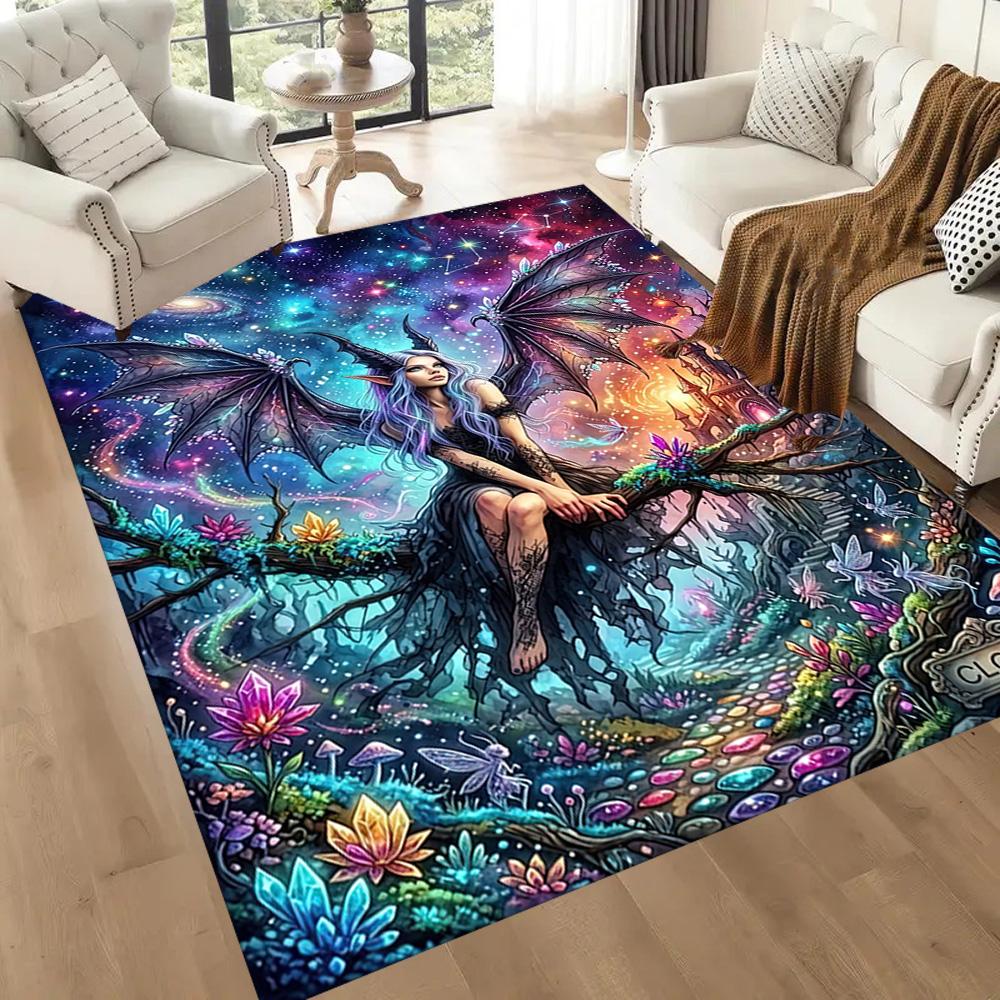 Gothic Style Carpet Perfect for Outdoor Study room Dormitory Game Room Anti-slip Rug Office home decor Birthday/Christmas Gift