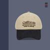 New personalized fashion trend baseball cap men's letter embroidery retro color matching casual sunshade cap women