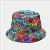 Xuancui Manufacture New Casual Floral Beach Summer Cap Printing Bucket Hat