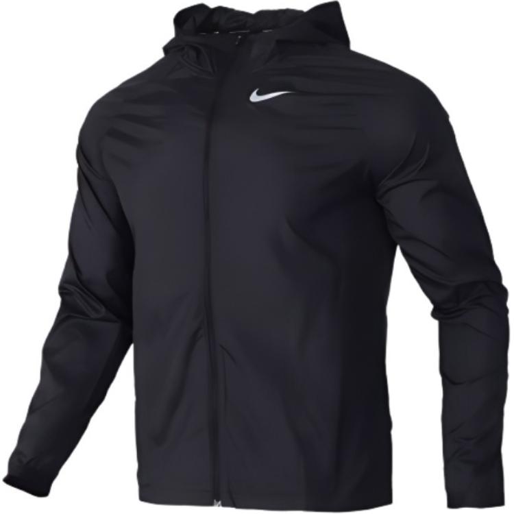 Nike Основная водоотталкивающая куртка для бега с капюшоном Черная BV4871-010
