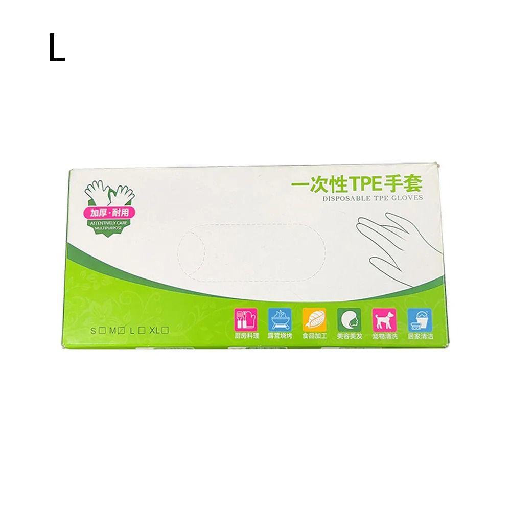 100Pcs Transparent Disposable Gloves Acid Work Safety Latex Free Gloves New Cleaning Gloves