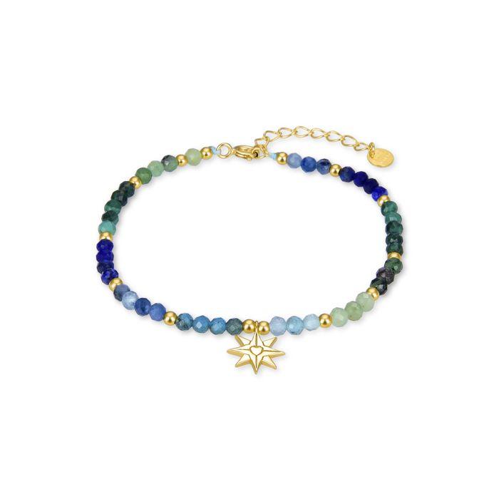 Bracelet - LUXENTER - Neomu - Argent 925 - Or Jaune 18K - Cristal Multicolore