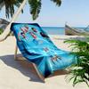 The Blues team Print Beach Towel, Large Soft Quick Dry Towel for Beach Camping Swimming