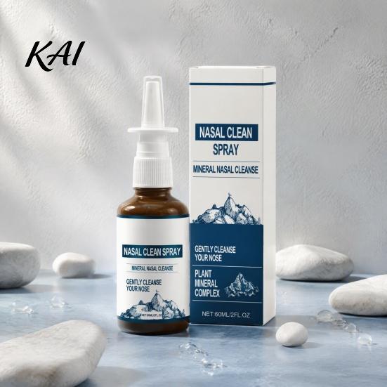 Daily Defense for Nasal Passages Natural Spray, 60ML Cleanse And Care Mist Spray Congestion Gentle Non-Medicated Dry Air, Travel, Use Mineral Based