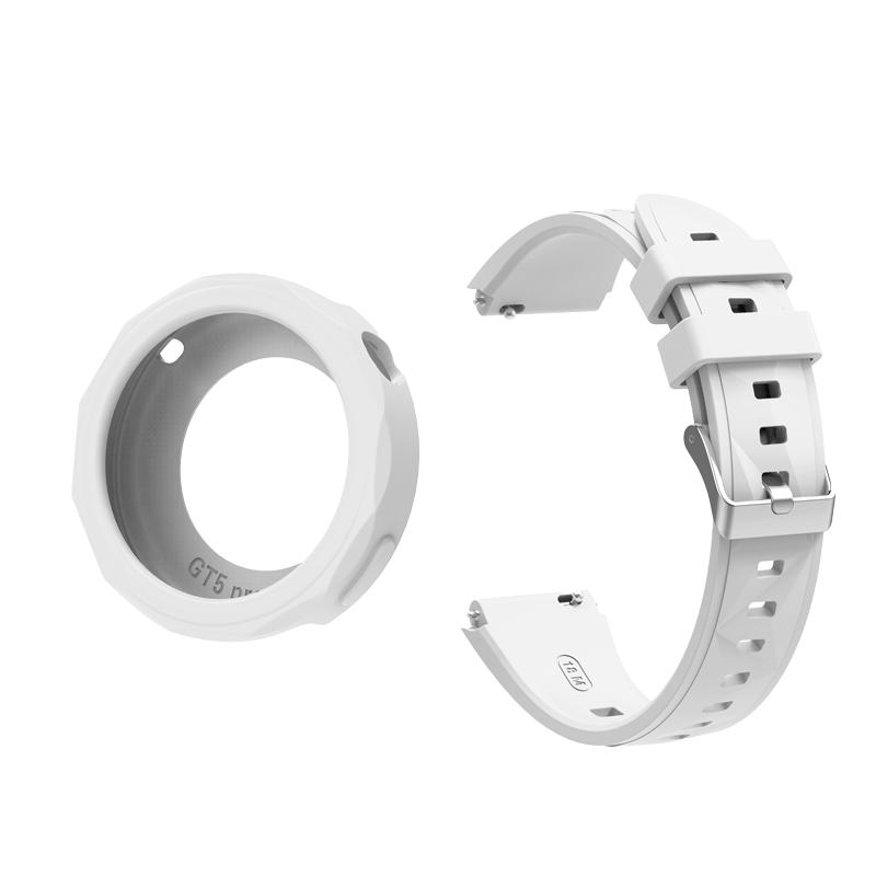 Силиконовый чехол-ремешок для Huawei Watch GT5 Pro 42 мм Ремешок для часов Спортивный браслет Напульсник Фитнес-браслет Запасные аксессуары