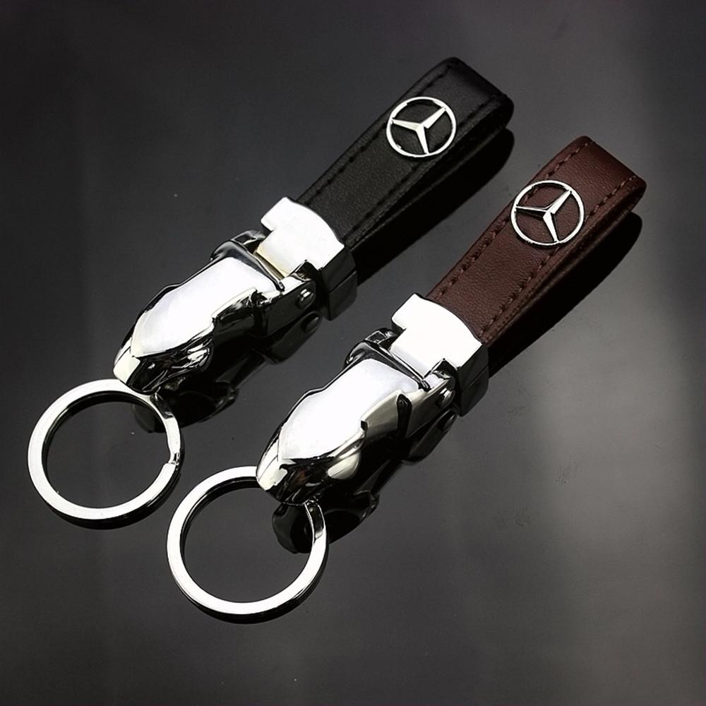 Gepard Keychain Leather Pu Car Logo Key Chain Metal Holder key Ring Key Fob