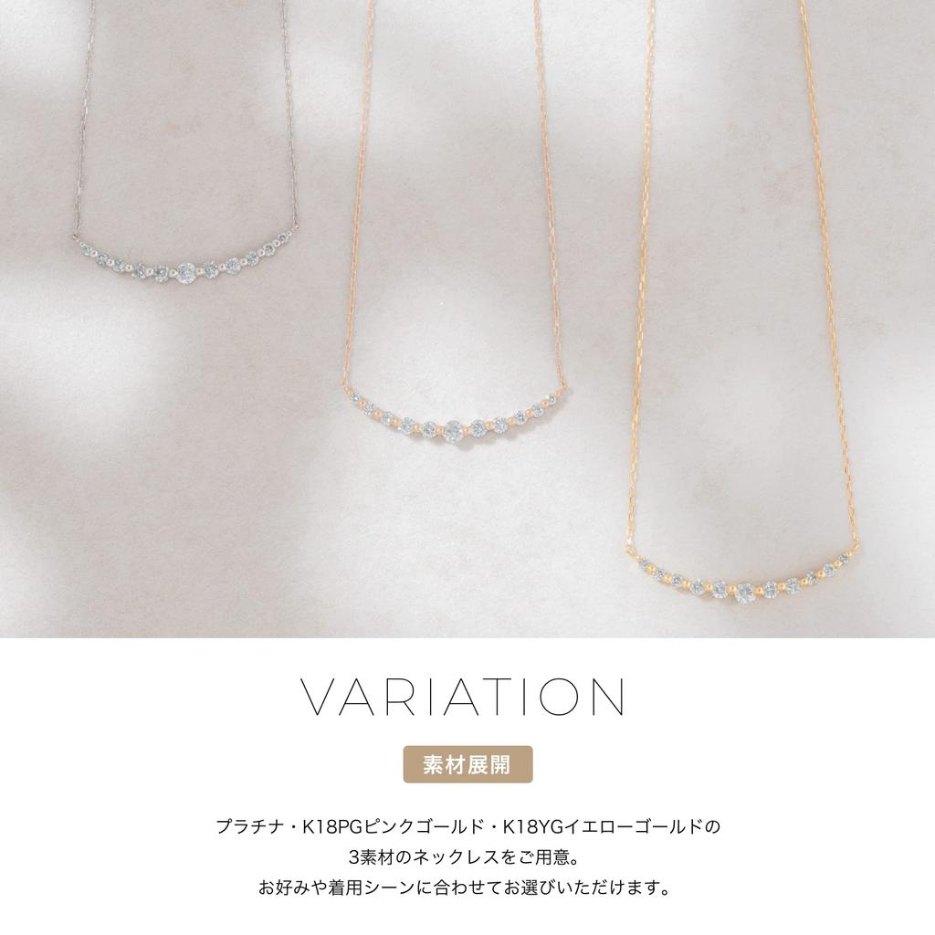 Ожерелье с бриллиантами LEGAN Heart Cupid Line PT Platinum Anniversary Birthday Women Made in Japan 0,3 карата &