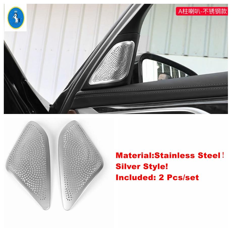 Pillar A Front Speaker Audio Loudspeaker Sound Decoration Cover Trim For BMW 7 Series G11 G12 2016 - Interior Accessories