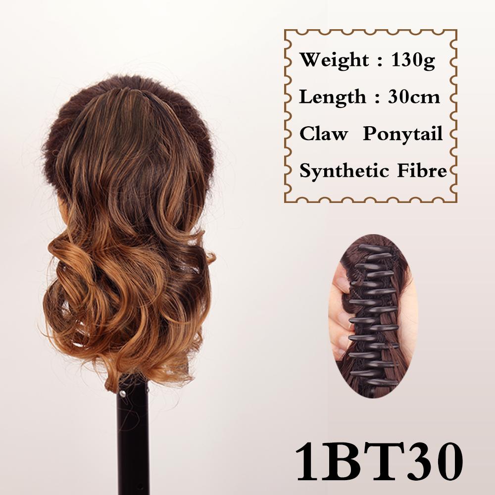 LISI HAIR Синтетические короткие волнистые зажимы для волос в хвосте, наращивание хвоста, 12 дюймов, светлый конский хвост для женщин, повседневная вечеринка