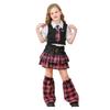 College-style children's clothing, American campus sweethearts, student uniforms, British plaid children's wear, jazz dance cheerleading outfits