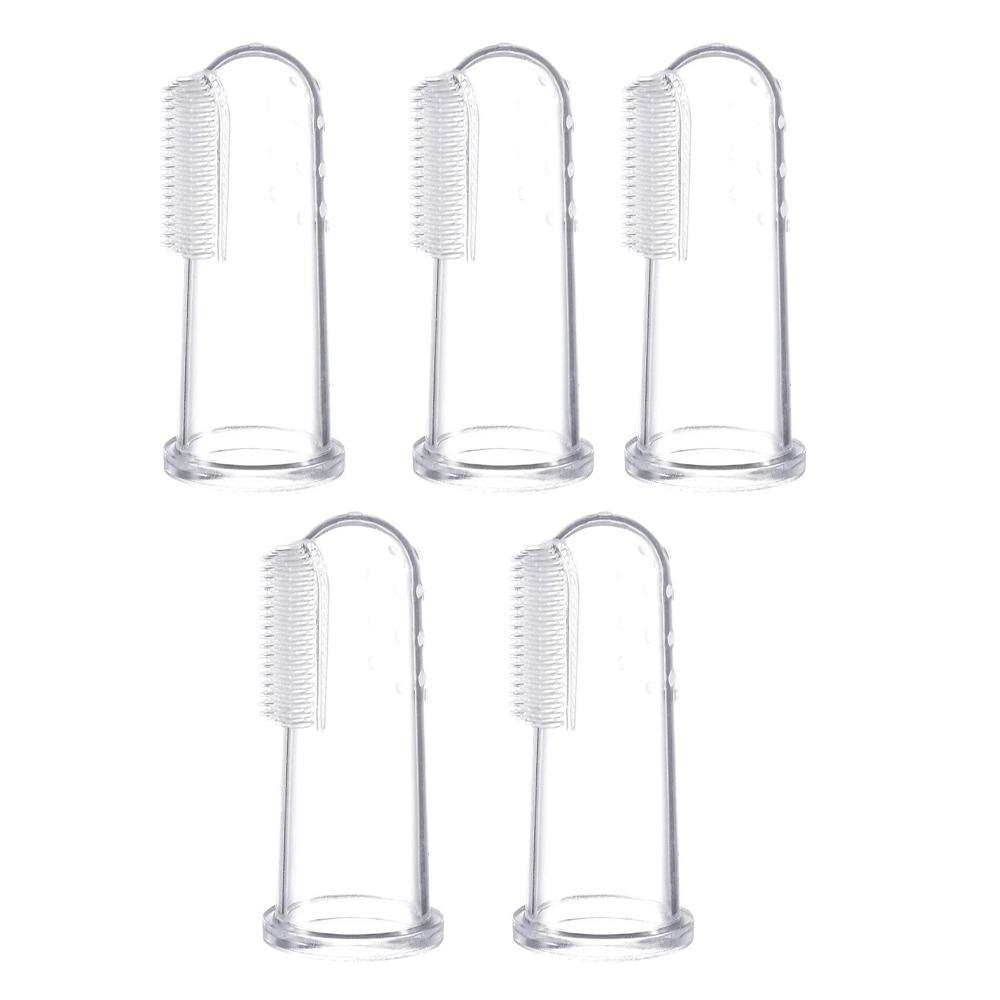 5/10pcs Ultra-Soft Cat Silicone Toothbrush Remove Bad Breath Dog Toothbrush Oral Cavity Cleaning