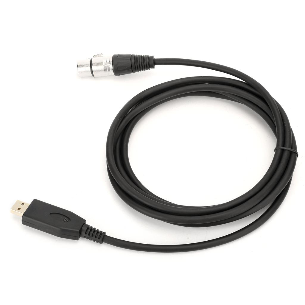 Профессиональный USB-кабель для микрофона XLR Female, USB-кабель для микрофона, аксессуар 200 см