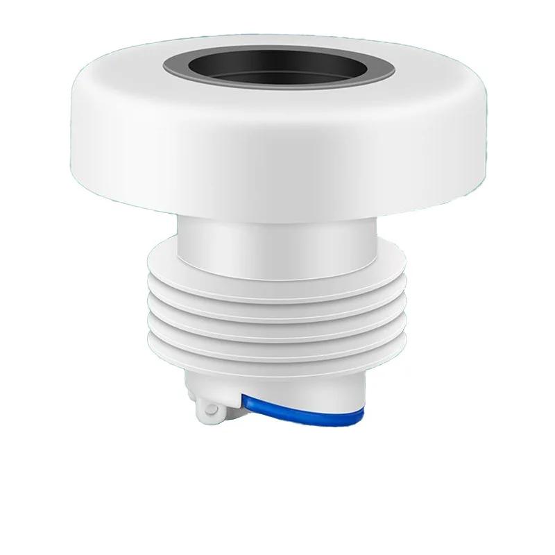Floor Drain Seal Connector Plug Silicone Bathroom Sewer Seal Ring Kitchen Sink Sewer Pipe Plug Anti-odor Leakage 1PC