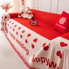 Праздничное синельное полотенце для дивана, универсальное универсальное пылезащитное покрытие, чехол для дивана, ткань, не царапающееся одеяло, нескользящее
