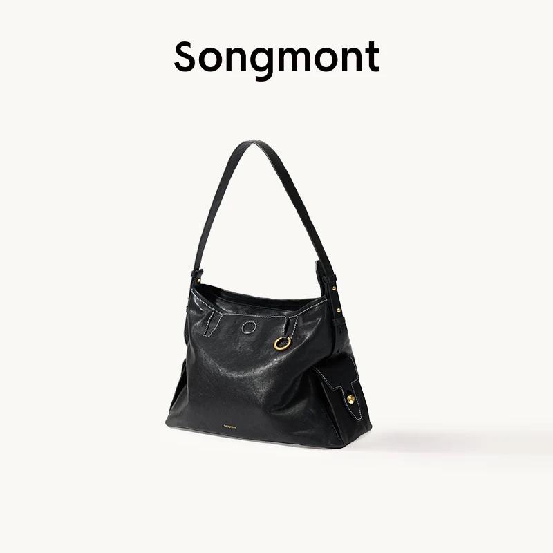 Кожаная сумка-хобо через плечо серии Tracing от Songmont