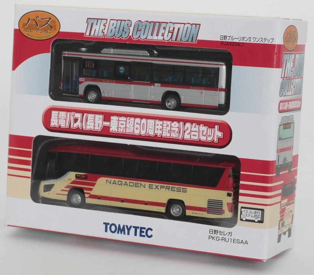 Коллекция автобусов Коллекция автобусов Nagaden Bus Line 60th Anniversary Набор из 2 товаров Diorama 316527 Нагано-Токио