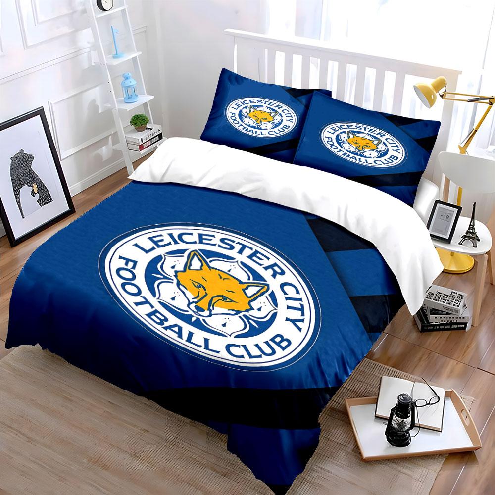 Fox logo, Leicester City. Bedding sets Duvet cover sets Duvet covers Pillowcases(1 * Duvet Cover 2 * Pillowcases without duvet insert)