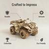 OUZEY DIY Песочный пляжный автомобиль 3D деревянная головоломка - Набор для сборки модели с лазерной резкой, Креативная игрушка-конструктор для детей