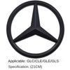 1Pcs ABS Car Front Grille Badge for Mercedes Benz W204 W205 W210 W211 W212 W213 C E Class GLA GLK ML GLC GLE Decal Cover Emblem AT1