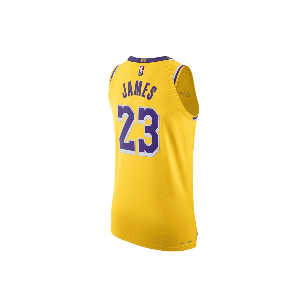 Nike NBA Lakers Icon Edition 22/23 Dri-Fit ADV Authentic Jersey Amarillo Yellow Men Streetwear DM6028-731
