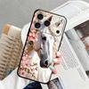 Черный Мягкий Чехол для Телефона с Рисунком Лошади для iPhone 15 16 14 Plus 7 8 13 12 11 17 Pro Max 17Air XR XS Max