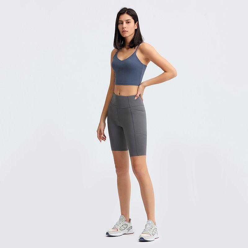 Original Half Length Women's Summer Thin High Waist Hip Raise Yoga Pants