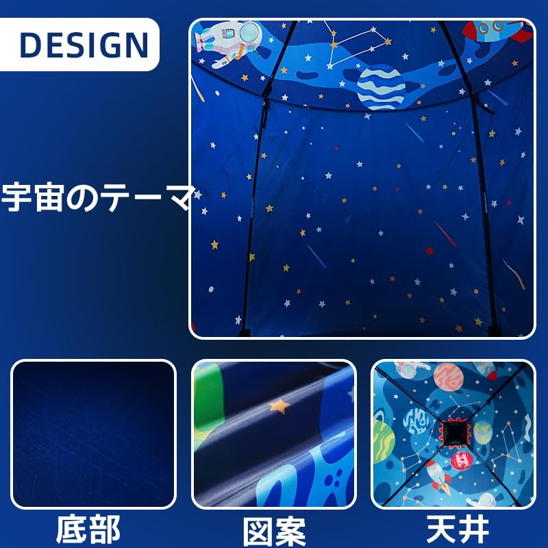 Benebomo Складной космический корабль с подсветкой, палатка-шар, сумка для хранения ракеты, в комплекте детская палатка, палатка, игровой домик, палатка, бассейн, дом, игрушка, игрушка,