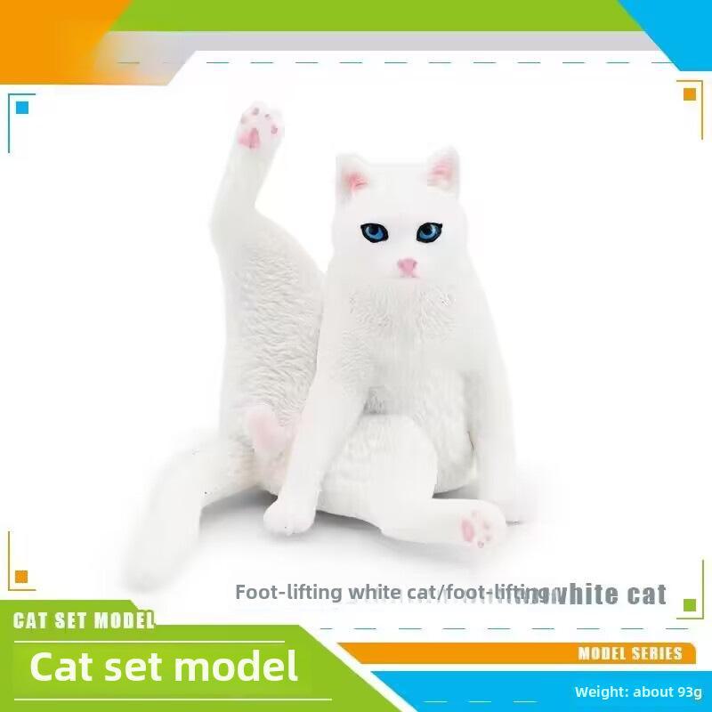 Детский набор игрушек «Черно-белый котенок» — китайские сельские украшения в виде кошечки