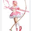 Аниме fille magique Kaname Madoka Косплей Костюм Kawaii Lolita fête карнавальный халат Rose Perruque Courte Idol Puella Magi Madoka